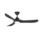 Sylvie 48" Solid Wood Ceiling Fan with Light · Charcoal & Matte Black