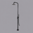 Coast Freestanding Outdoor Shower -Matte Black
