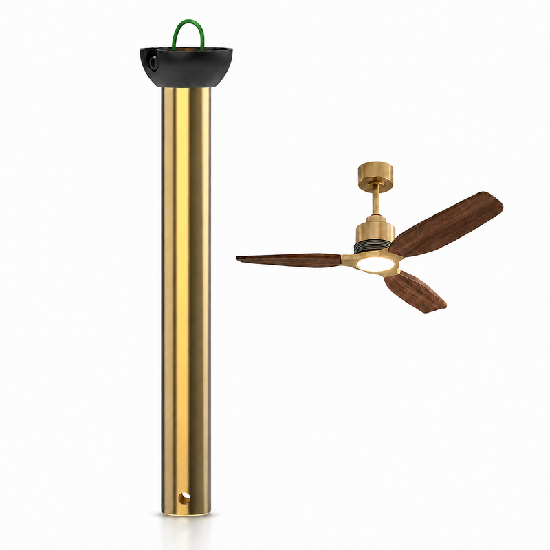 PM Ceiling Fan Golden DownRod – Specially Made for the Louise Series