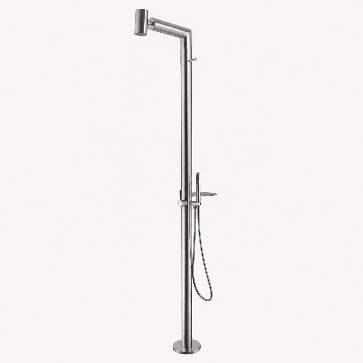 Noelle Outdoor Shower · Brushed Silver