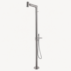 Noelle Outdoor Shower · Brushed Silver