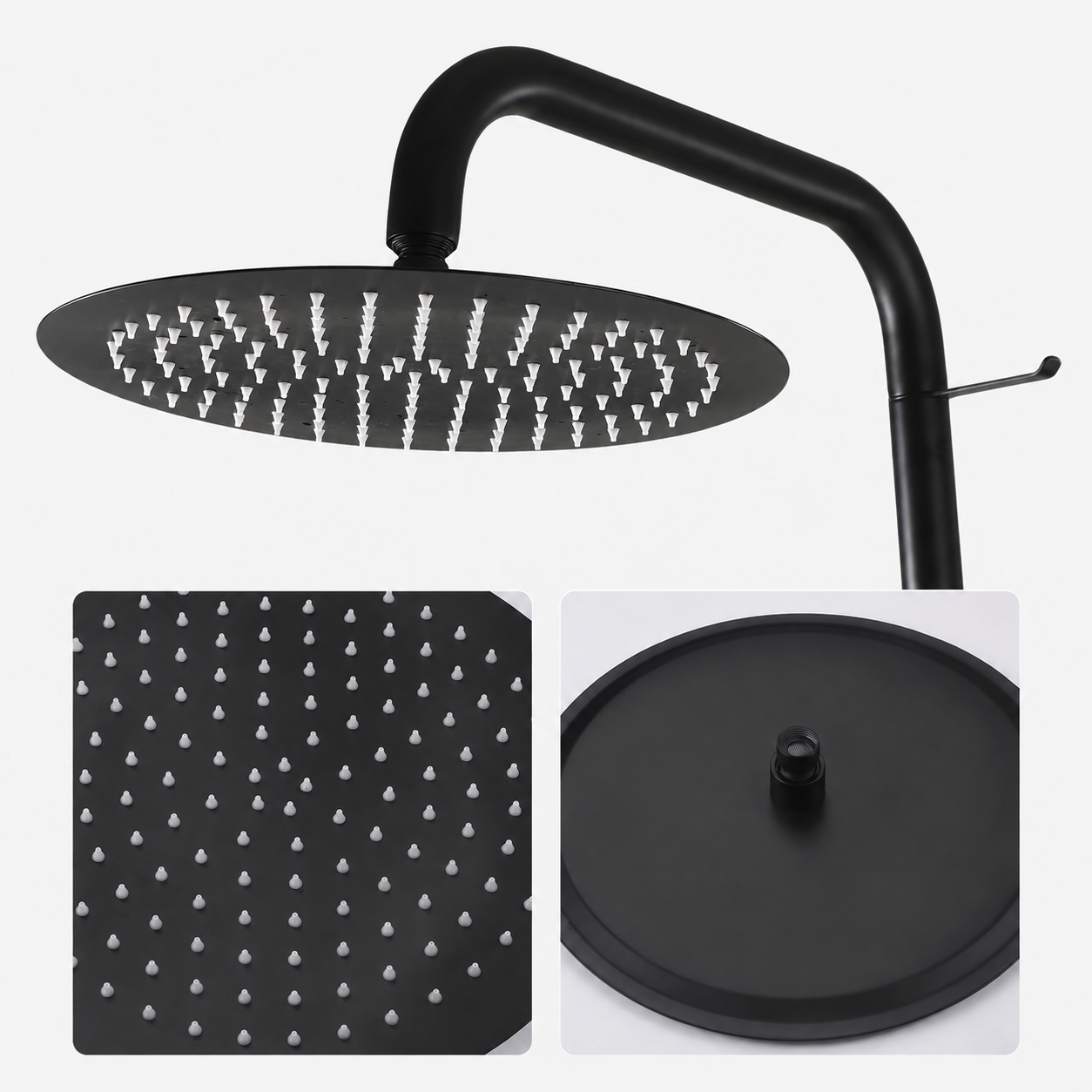 Camille Outdoor Shower · Matte Black