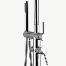Elara Outdoor Shower · Brushed Silver