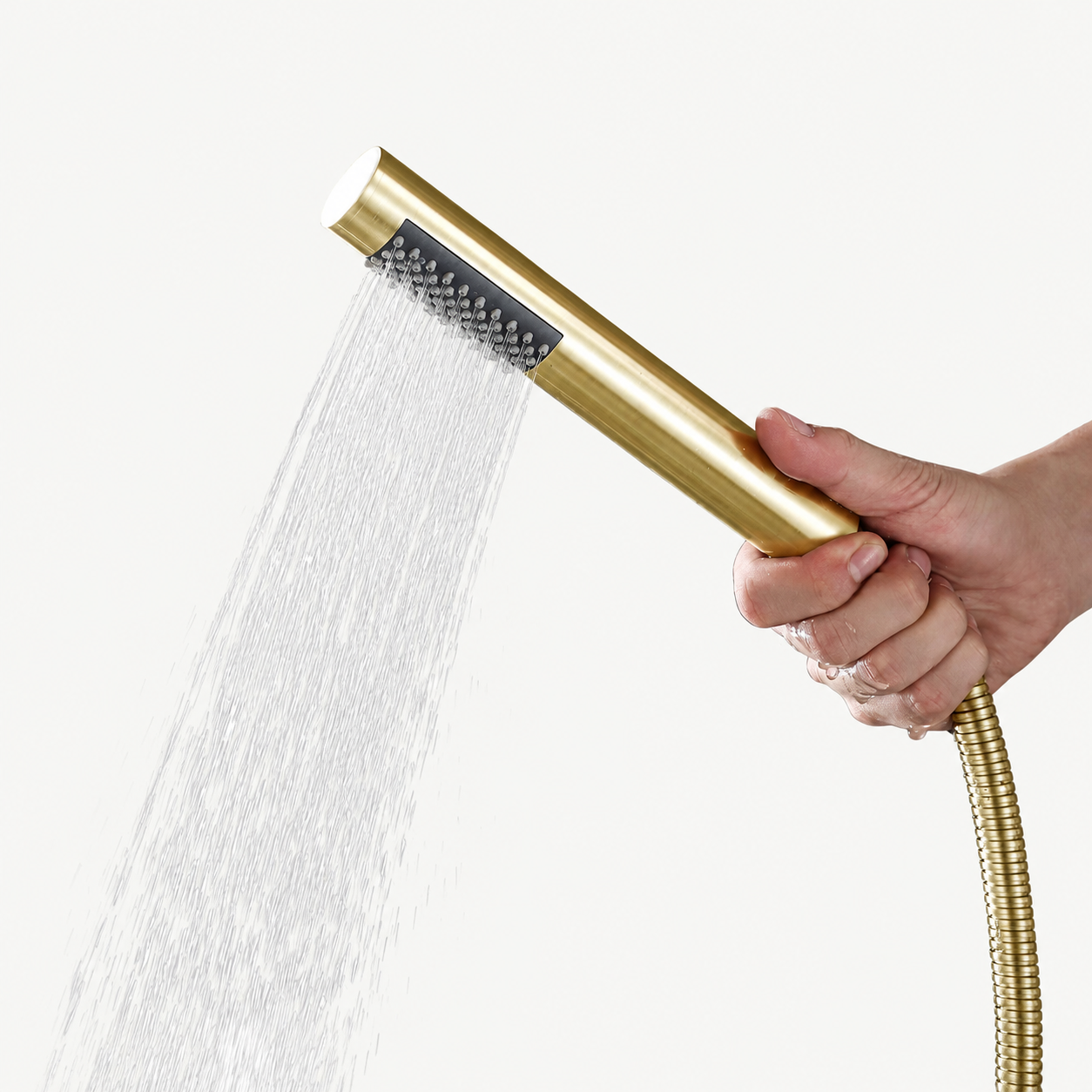 Nolan Outdoor Shower · Brushed Gold