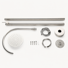 Celeste Outdoor Shower · Brushed Silver
