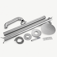 Ayla Outdoor Shower · Brushed Silver