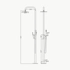 Silas Outdoor Shower · Matte Black