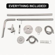 Avery Outdoor Shower · Brushed Silver