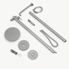 Rhea Outdoor Shower · Brushed Silver