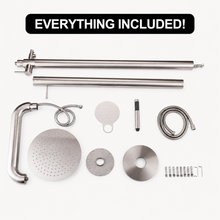 Soren Outdoor Shower · Brushed Silver