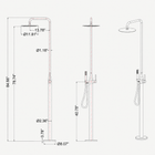 Elias Outdoor Shower · Matte Black