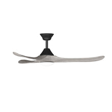 Sylvie 48" Solid Wood Ceiling Fan with Light · Weathered Gray & Matte Black