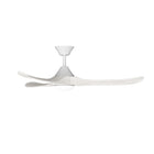 Sylvie 48" Solid Wood Ceiling Fan with Light · Whitewashed & Matte White