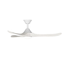 Sylvie 48" Solid Wood Ceiling Fan with Light · Whitewashed & Matte White