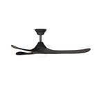 Sylvie 48" Solid Wood Ceiling Fan with Light · Charcoal & Matte Black