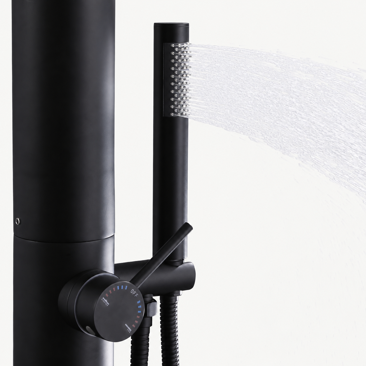 Aurelia Outdoor Shower · Matte Black
