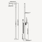 Julien Outdoor Shower · Matte Black