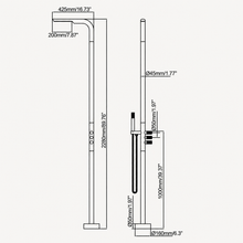 Julien Outdoor Shower · Matte Black