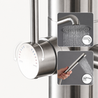 Arden Outdoor Shower · Brushed Silver