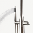 Cora Outdoor Shower · Brushed Silver
