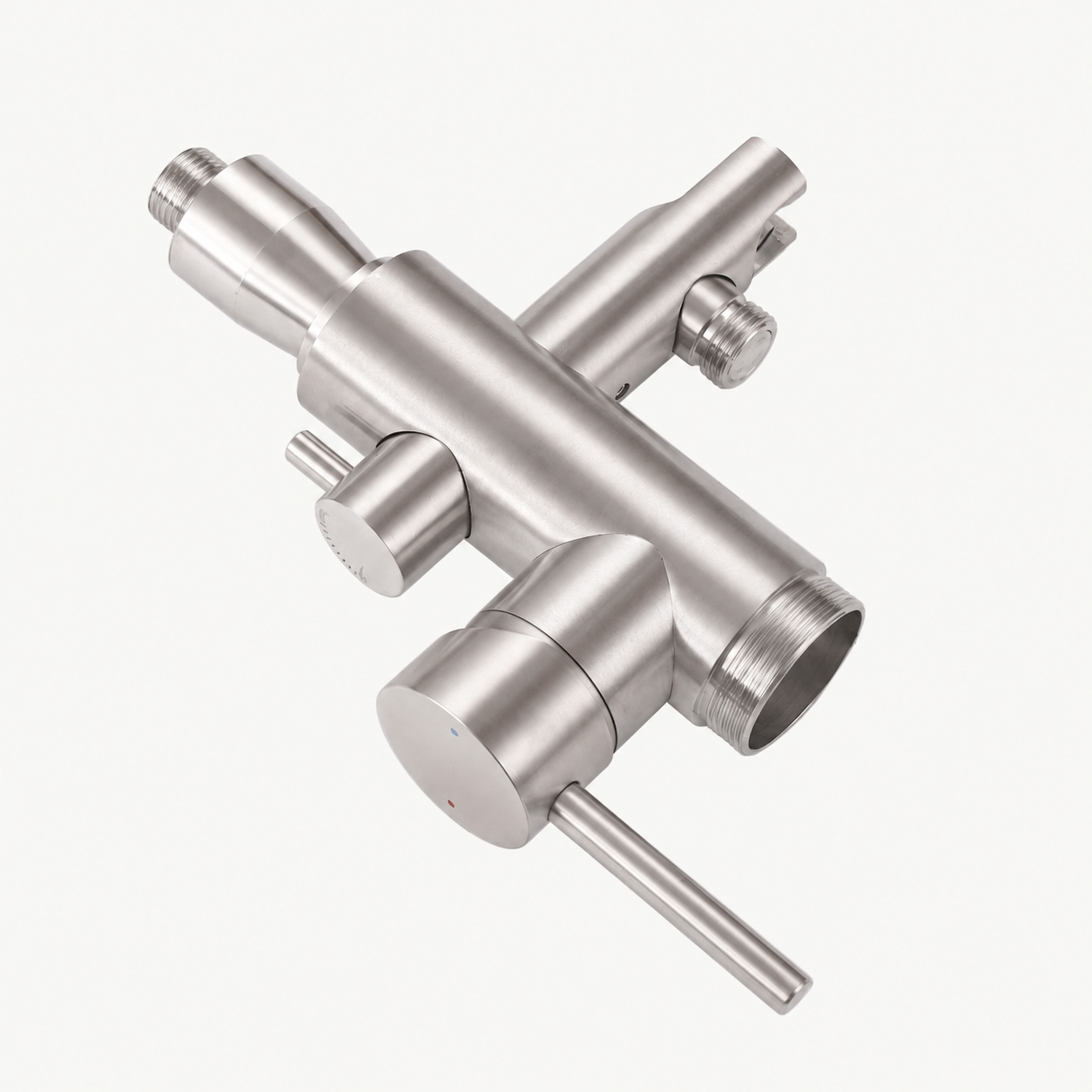 Sienna Outdoor Shower · Brushed Silver