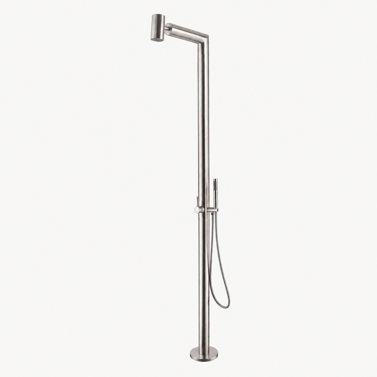 Maeve Outdoor Shower · Brushed Silver