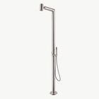 Maeve Outdoor Shower · Brushed Silver