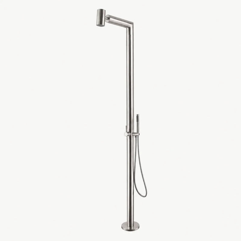 Maeve Outdoor Shower · Brushed Silver