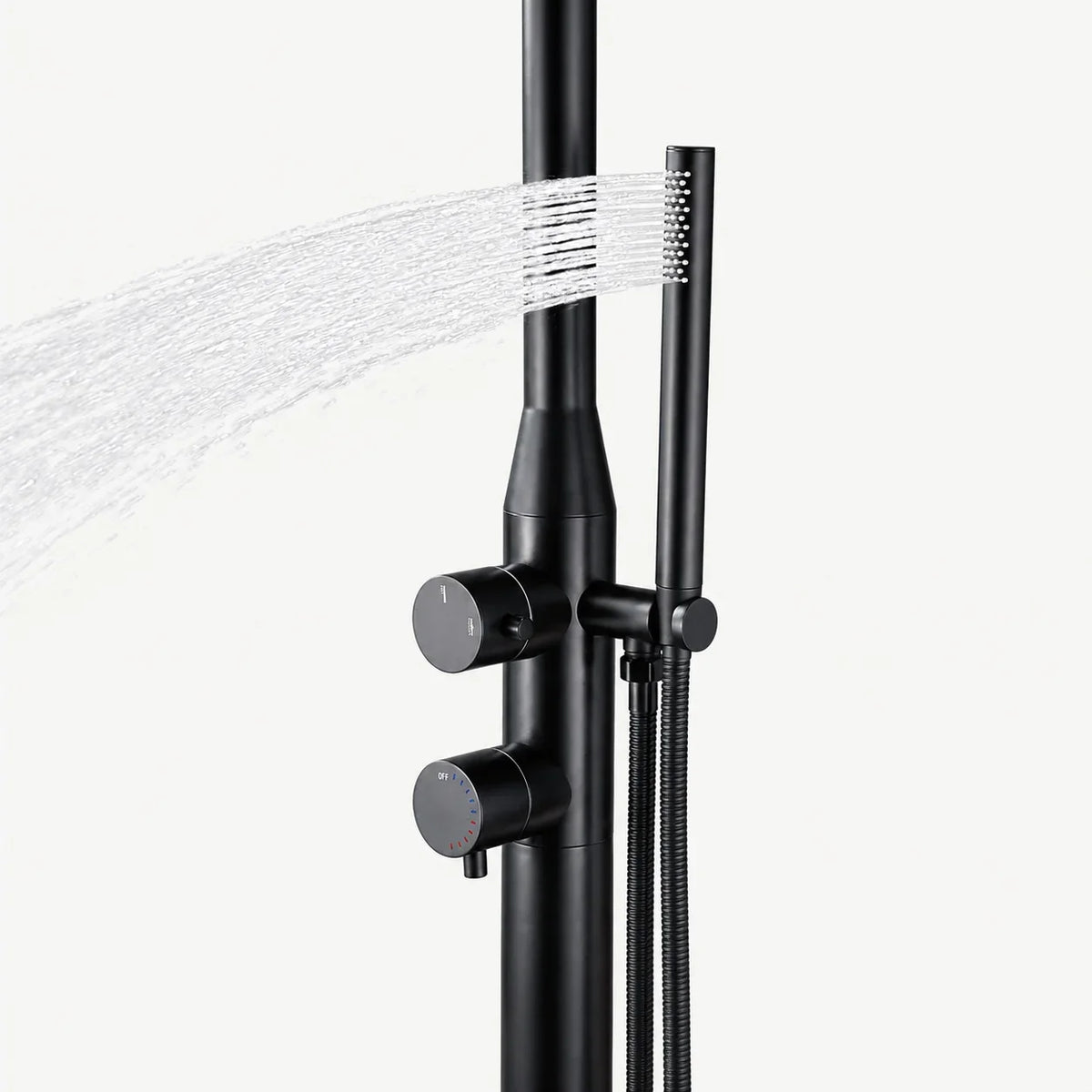 Silas Outdoor Shower · Matte Black