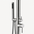Iris Outdoor Shower · Brushed Silver