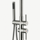 Nora Outdoor Shower · Brushed Silver