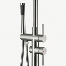 Nora Outdoor Shower · Brushed Silver