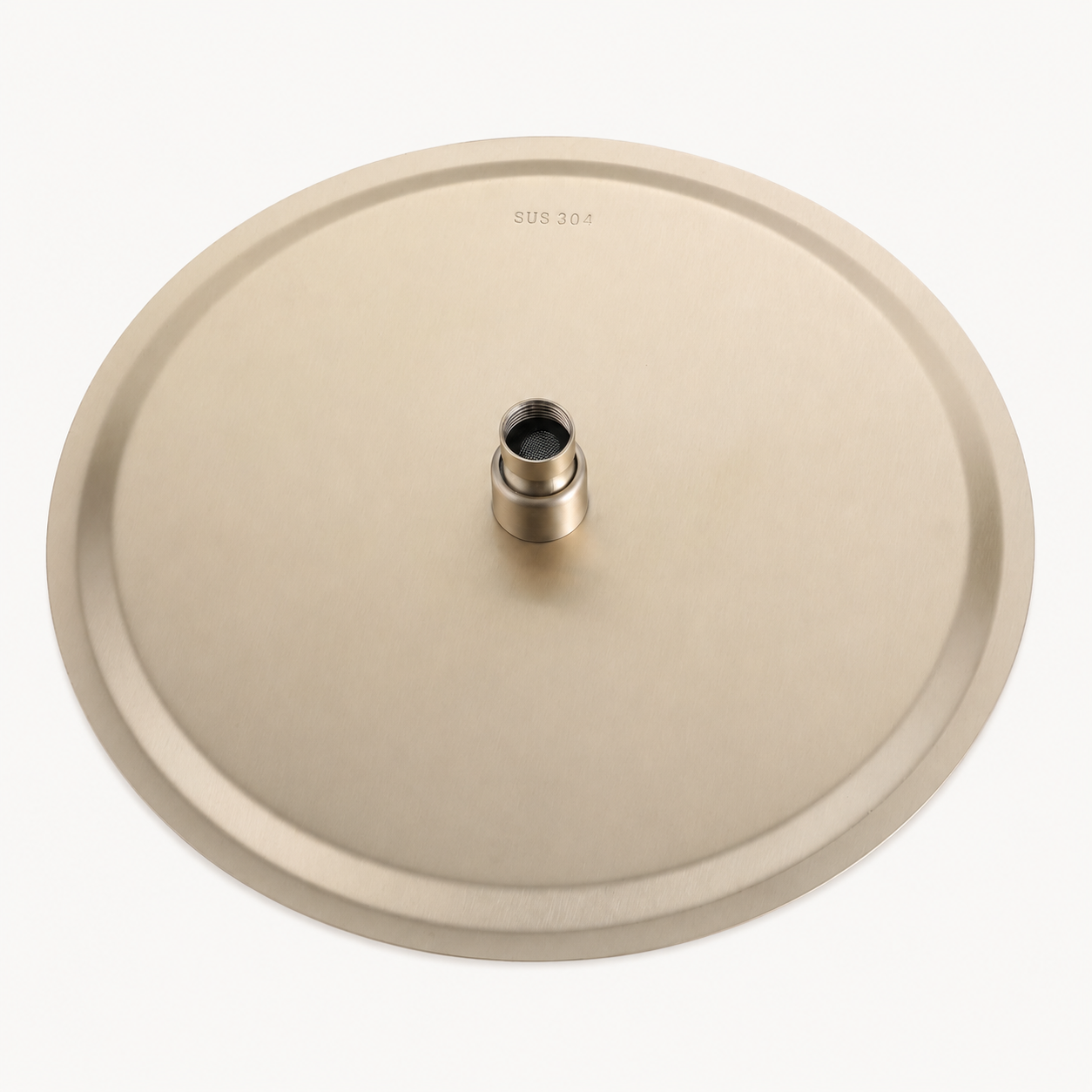 Luna Outdoor Shower · Brushed Gold