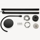 Dahlia Outdoor Shower · Matte Black