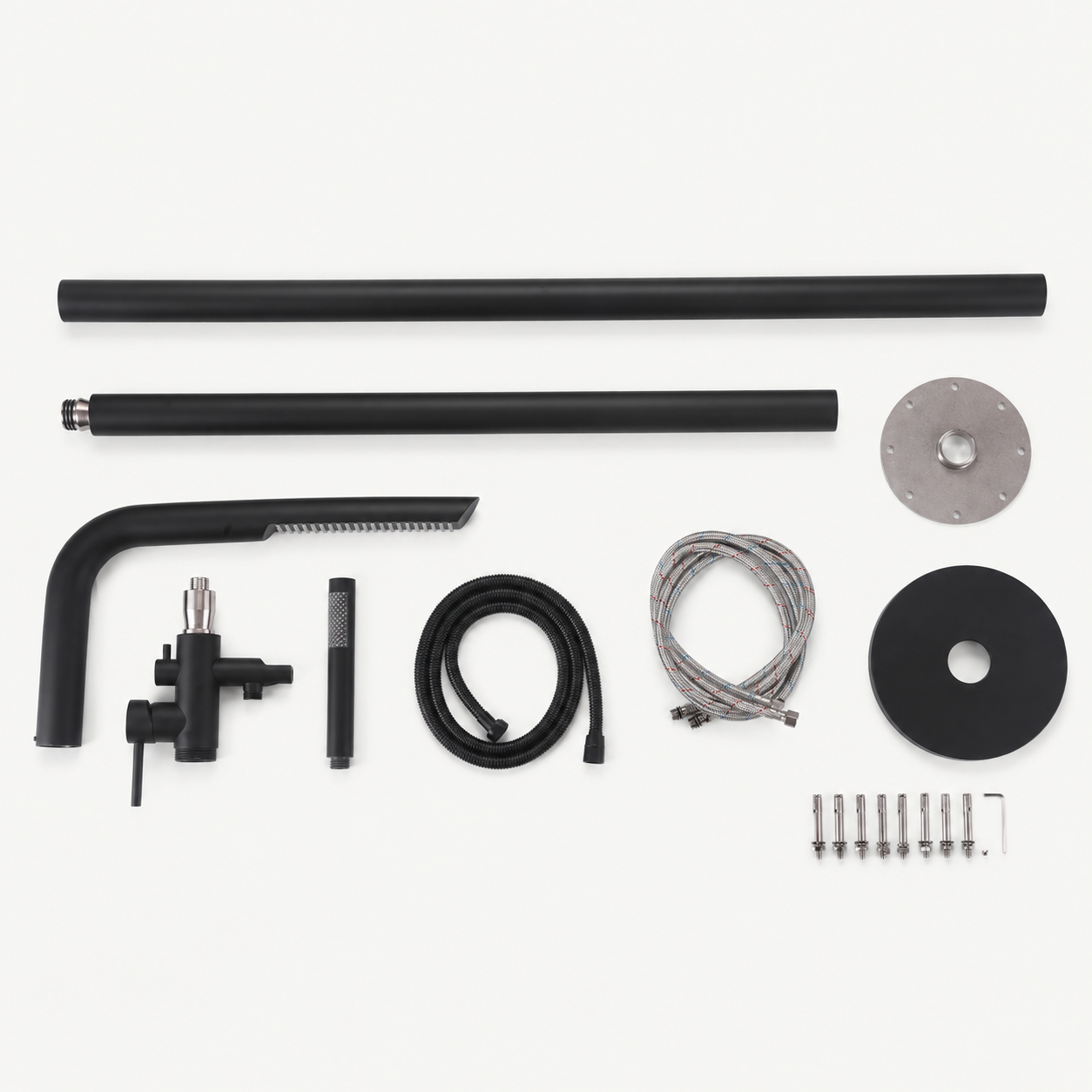 Leona Outdoor Shower · Matte Black
