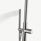 Britt Outdoor Shower · Brushed Silver