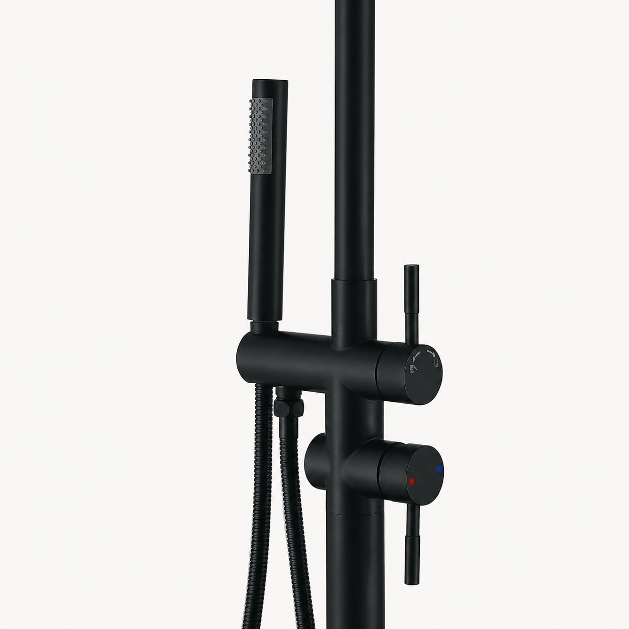 Livia Outdoor Shower · Matte Black