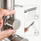 Avery Outdoor Shower · Brushed Silver
