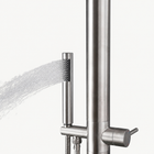 Theo Outdoor Shower · Brushed Silver