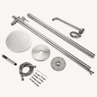 Atlas Outdoor Shower · Brushed Silver