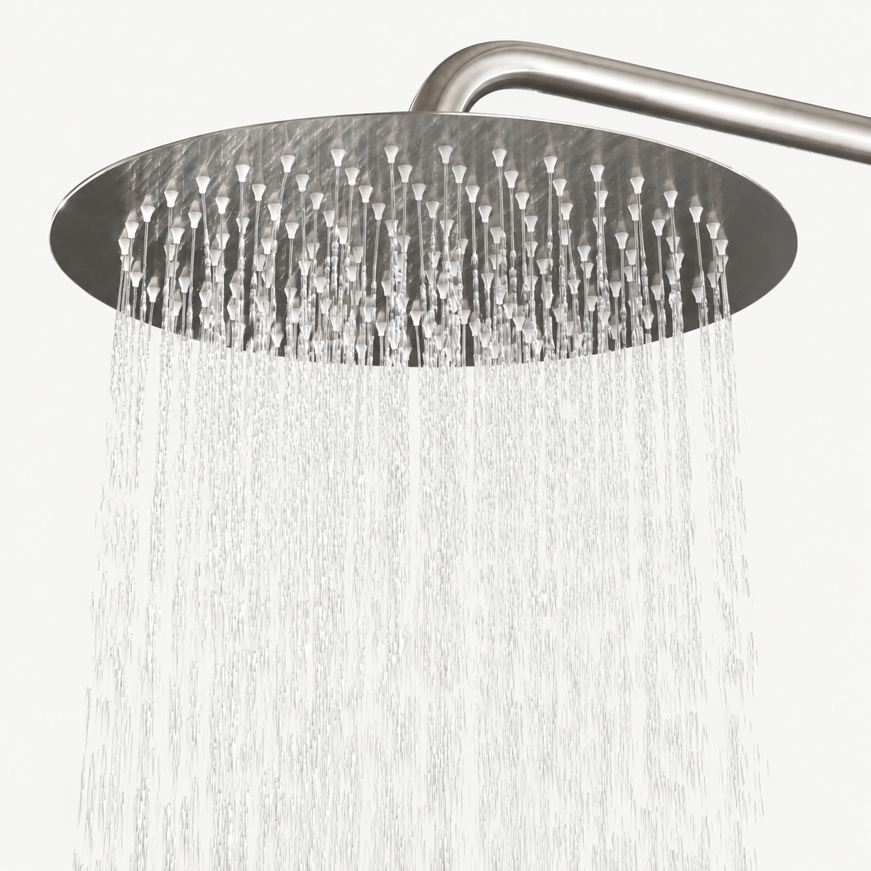 Vera Outdoor Shower · Brushed Silver