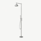 Amara Outdoor Shower · Brushed Silver
