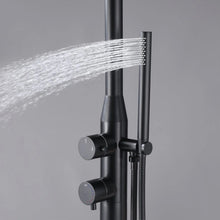 Coast Freestanding Outdoor Shower -Matte Black