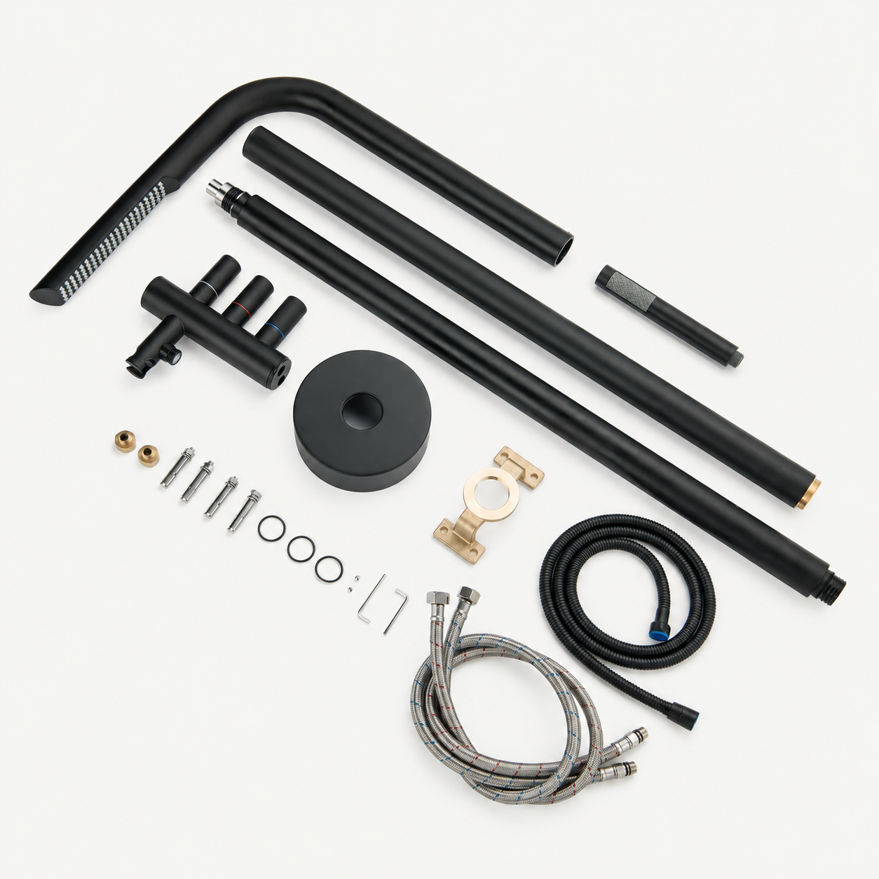 Julien Outdoor Shower · Matte Black