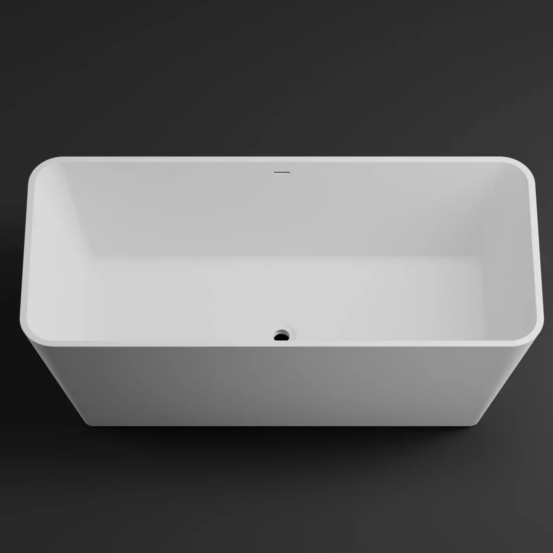 58" PM Halo Freestanding Tub
