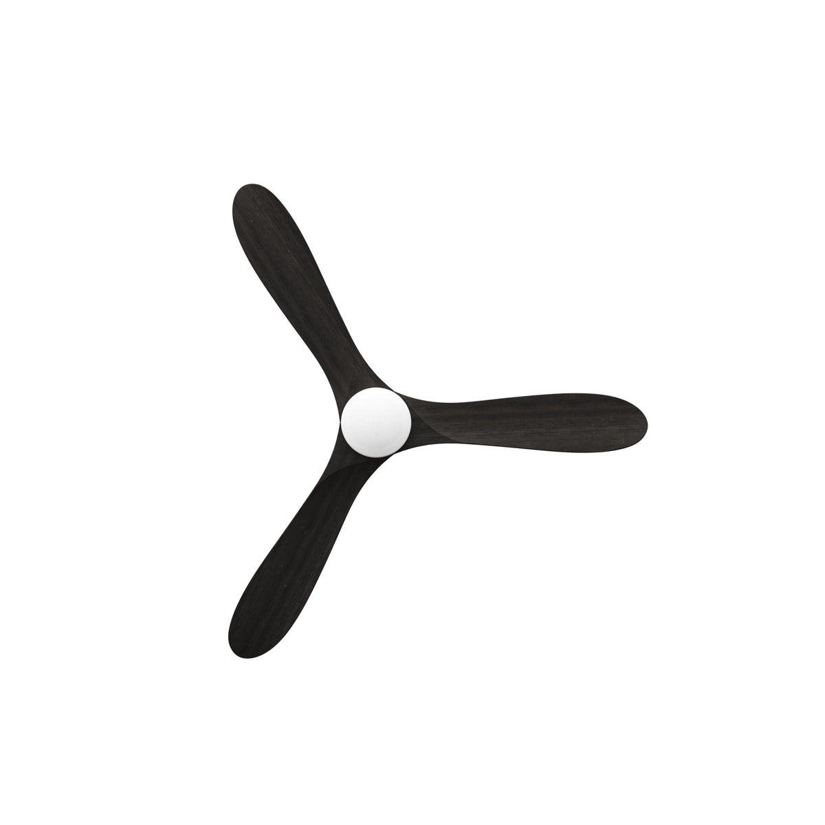 Sylvie 48" Solid Wood Ceiling Fan with Light · Charcoal & Matte Black