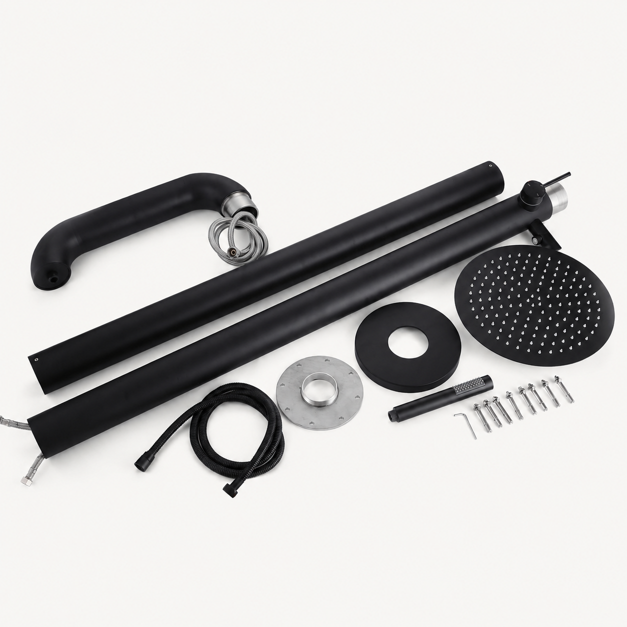 Aurelia Outdoor Shower · Matte Black
