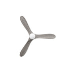 Sylvie 48" Solid Wood Ceiling Fan with Light · Weathered Gray & Matte Black