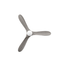 Sylvie 48" Solid Wood Ceiling Fan with Light · Weathered Gray & Matte Black
