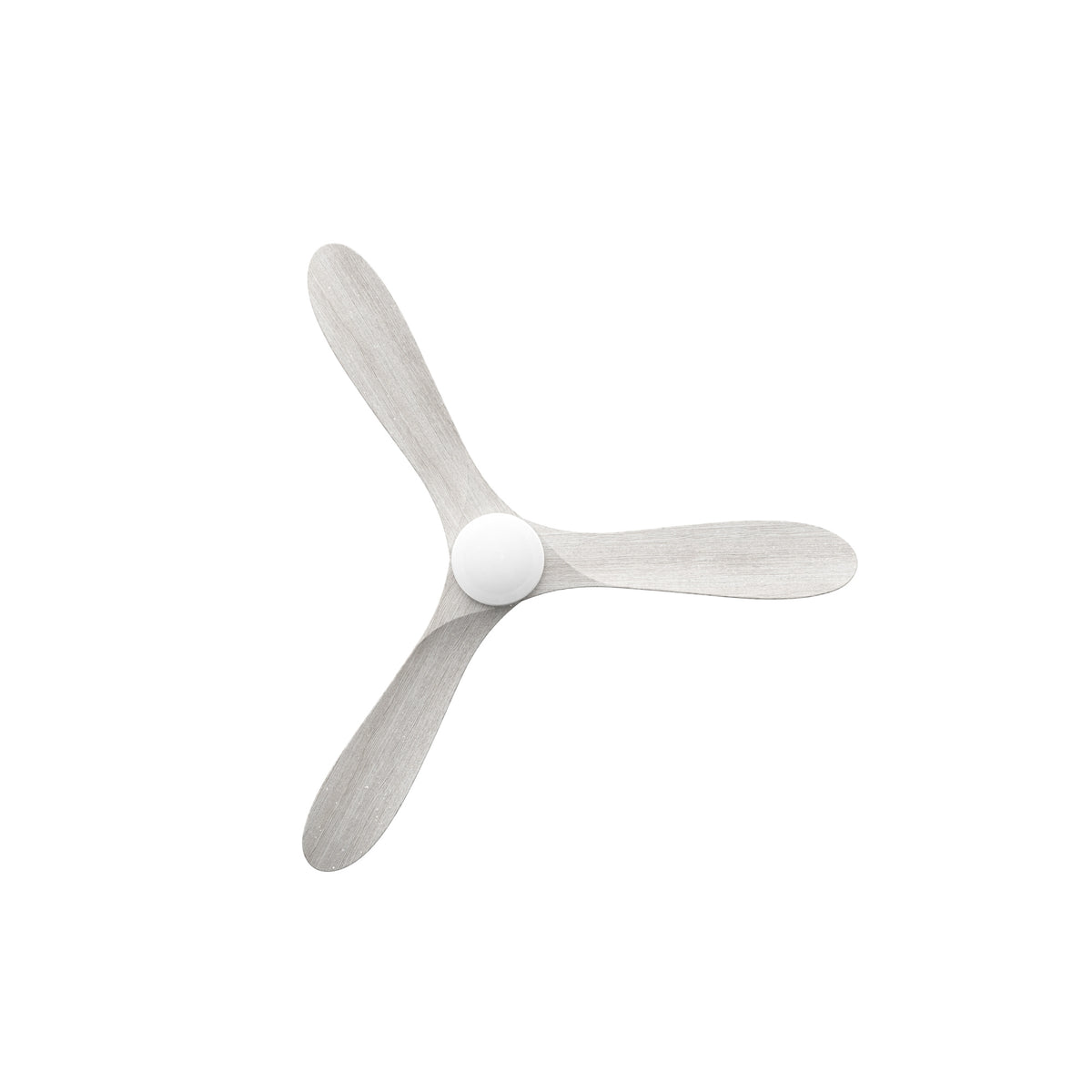 Sylvie 48" Solid Wood Ceiling Fan with Light · Whitewashed & Matte White